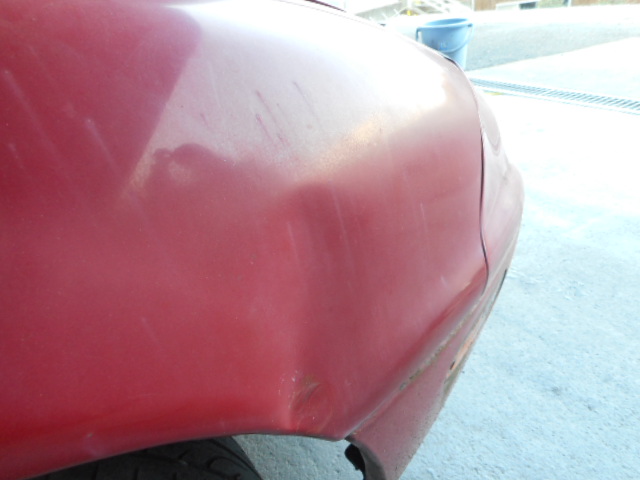 ユーノスロードスター　ヘコミ