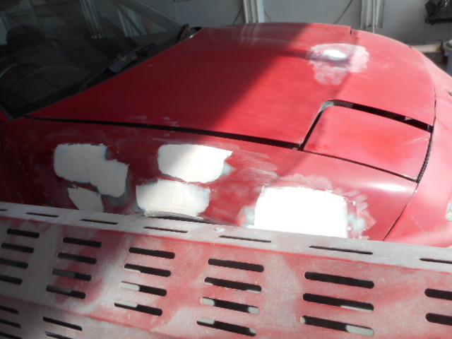 ユーノスロードスター　ヘコミ