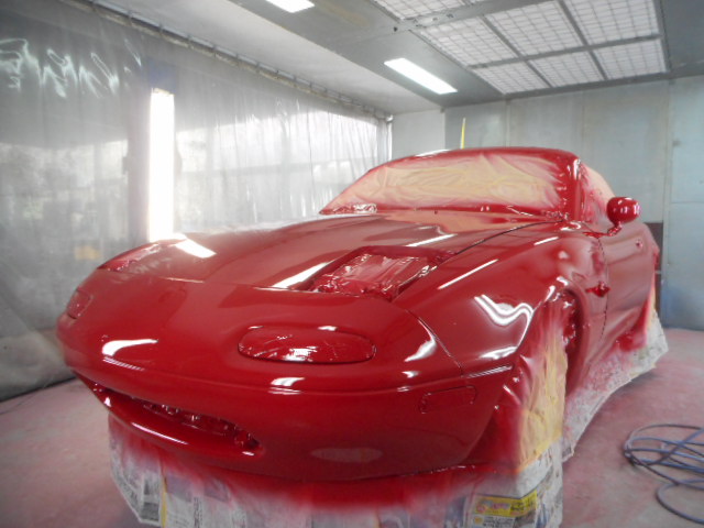 ユーノスロードスター全塗装