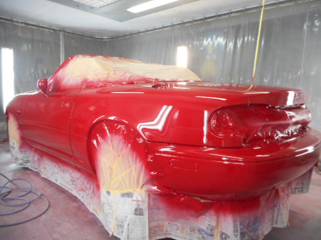 ユーノスロードスター全塗装